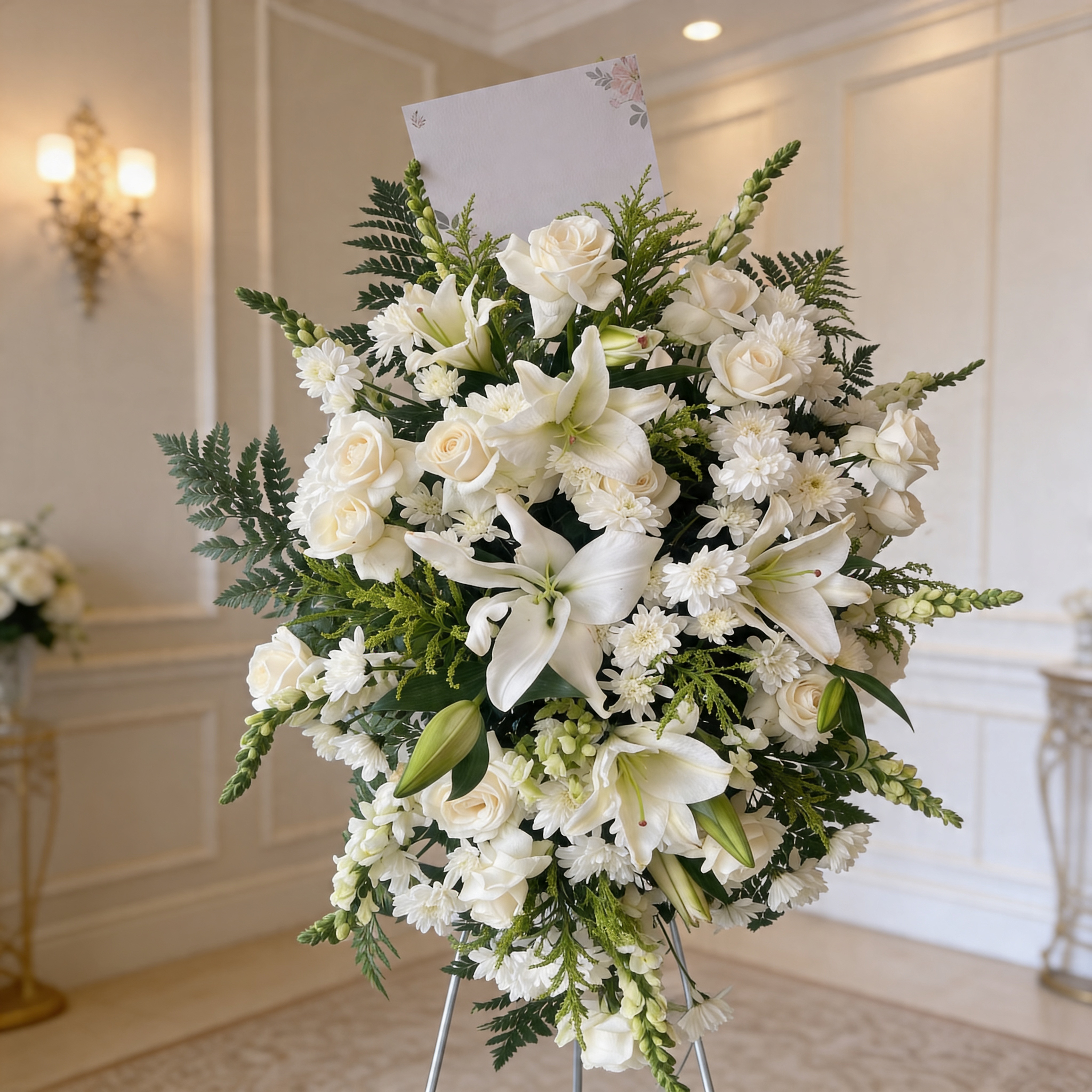 Respectful funeral flowers from All About Flowers Cheshire